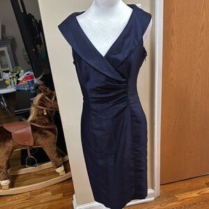 Elegant Navy Blue Dress